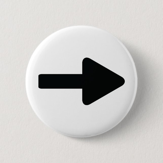 arrow right icon black 2 inch round button (Front)