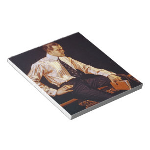 Arrow shirt Collars, 1914 by J. C. Leyendecker Notepad