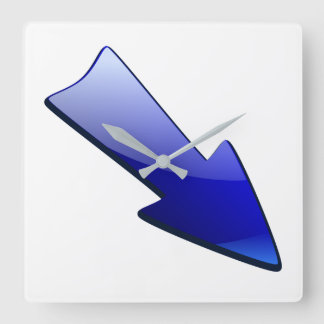Arrow Square Wall Clock