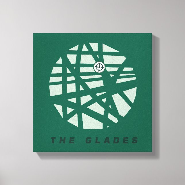 Arrow | The Glades City Map Canvas Print (Front)