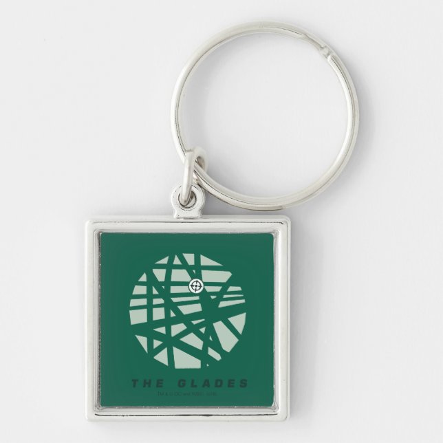 Arrow | The Glades City Map Keychain (Front)