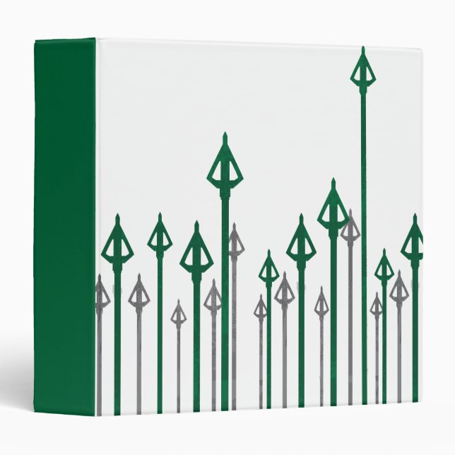 Arrow | Vertical Arrows Graphic Binder (Front/Spine)
