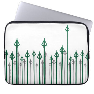 Arrow   Vertical Arrows Graphic Laptop Sleeve