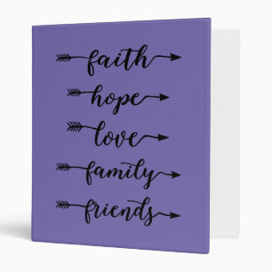 Arrow words 3 ring binder