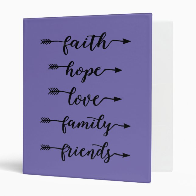 Arrow words   3 ring binder (Front/Inside)