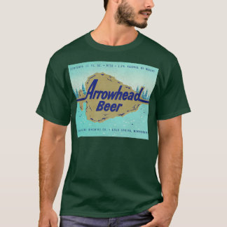 Arrowhead Beer Retro Defunct Breweriana T-Shirt