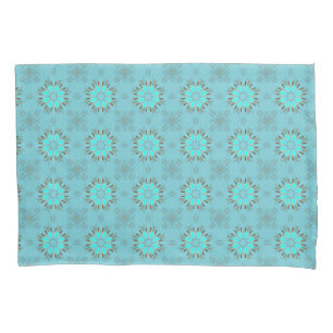 Arrowhead Feathers Pow-wow Pattern Thunder_Cove Pillowcase