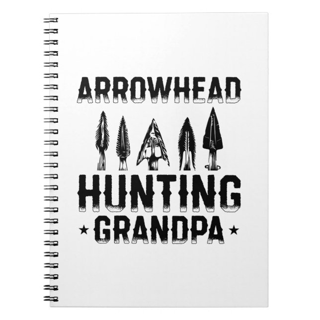 Arrowhead Hunter | Arrowhead Hunting Gift Ideas Notebook (Front)