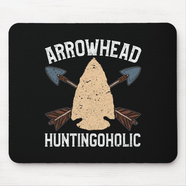 Arrowhead Hunter Shirt Funny Arrowhead Huntingohol Mouse Pad (Front)