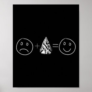 Arrowhead Hunting And Artifact Gift. Happy Arrowhe Poster