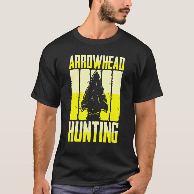Arrowhead Hunting Hunter Artifact Collector Appare T-Shirt (Front)