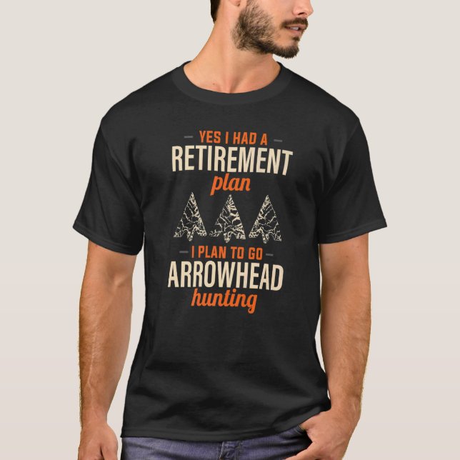 Arrowhead Hunting Hunter Artifact Collector Appare T-Shirt (Front)