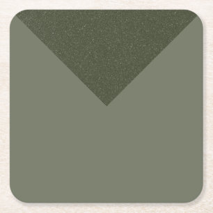 Arrowhead Moss Green Drink - Paper Coaster
