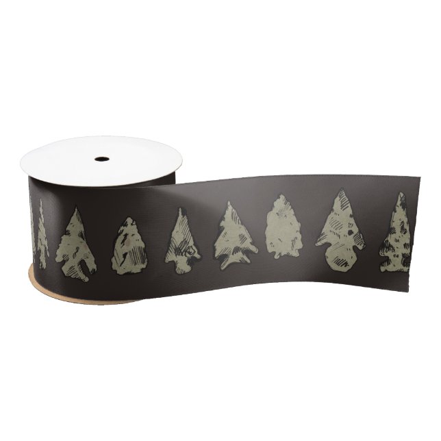 Arrowheads - ribbon satin ribbon (Spool)