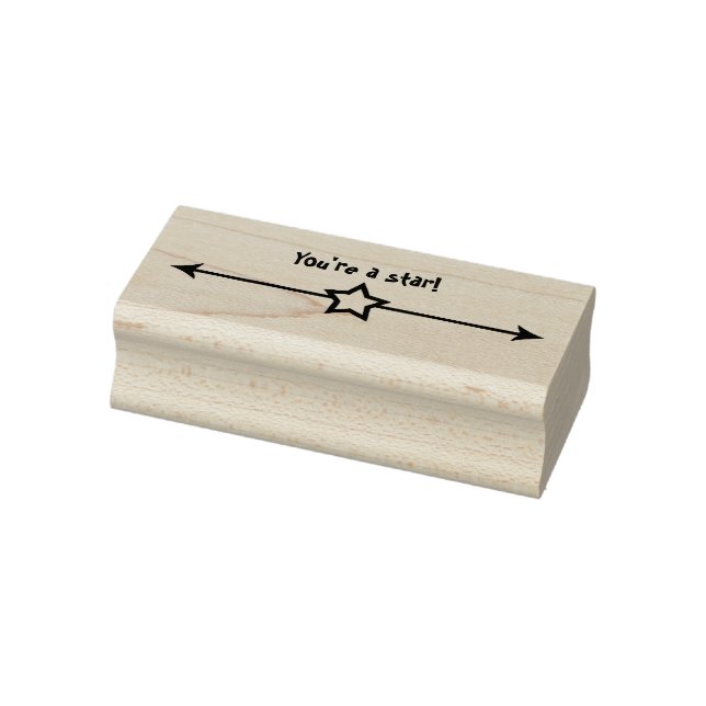 Arrows and Star Teacher Art Stamp (Stamp)