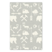 Arrows Deer Bears and Clouds Pattern Tissue Paper (Folded)