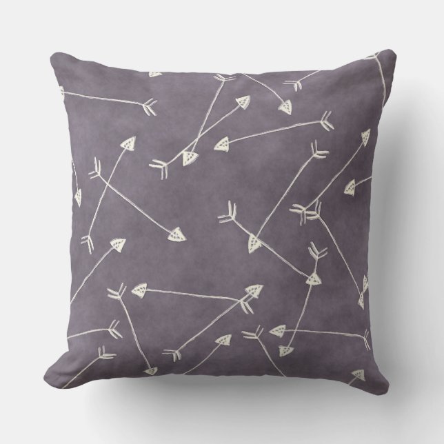 Arrows Throw Pillow (Front)