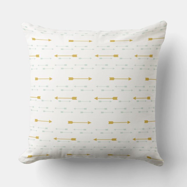 Arrows Throw Pillow (Front)