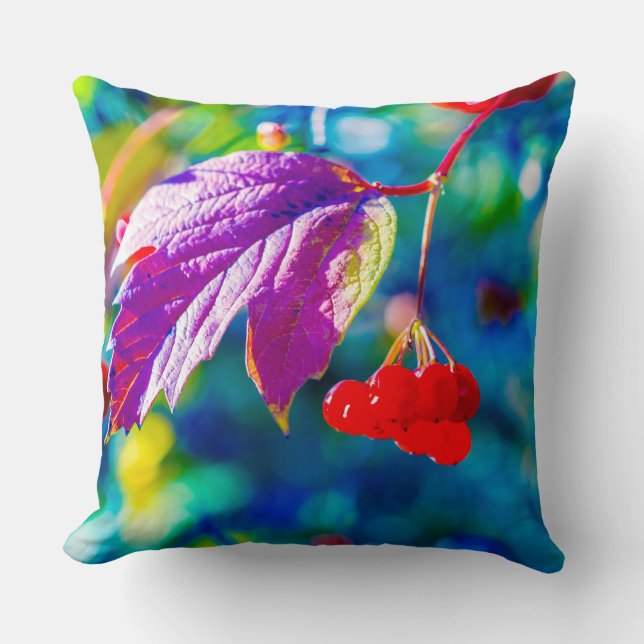 Arrowwood Beauty Throw Pillow (Front)