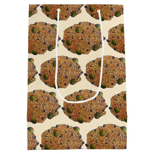 Arroz con Gandules Puerto Rican Food Rice Peas Medium Gift Bag (Back)