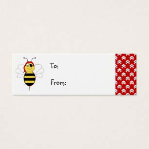 Arrr!Bee Bumble Bee Gift Tag