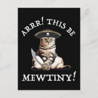 Arrr! This Be Mewtiny! Pirate Cat