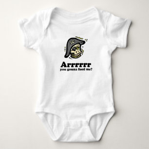 Arrr you gonna feed me? T-shirt Baby Bodysuit