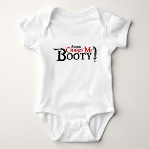 Arrrr...Change Me Booty Baby Bodysuit