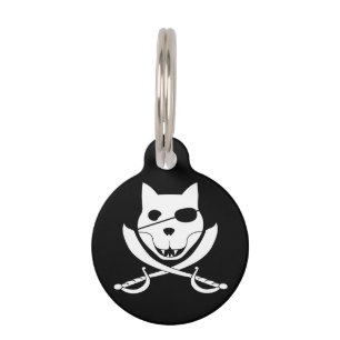 Arrrr it's the kitty roger! pet tag