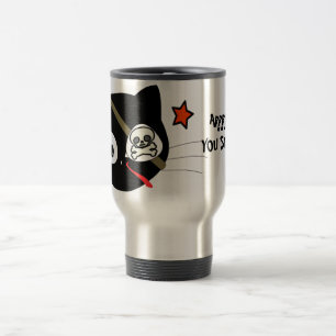 ARRRR YOU SERIOUS? Pirate Cat Aluminum Travel Mug