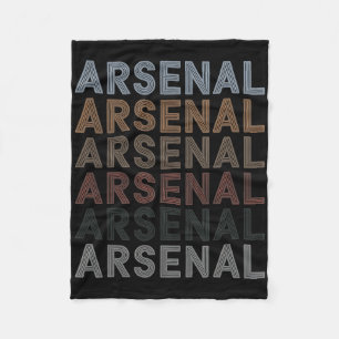 Arsenal Football Team Fan Gift Idea  Fleece Blanket