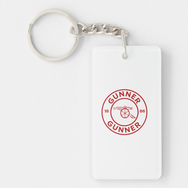Arsenal gunner keychain (Front)