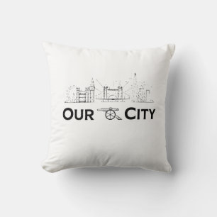 Arsenal Our City  Throw Pillow