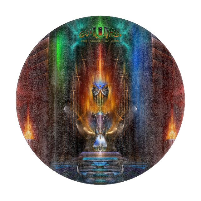 Arsencia - Goddess Of Fire Glass Cutting Board (Front)