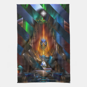Arsencia Golden Goddess Razor Cut Kitchen Towel