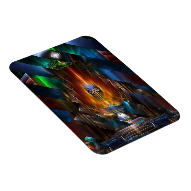 Arsencia Golden Goddess Razor Cut Photo Magnet (Right Side)