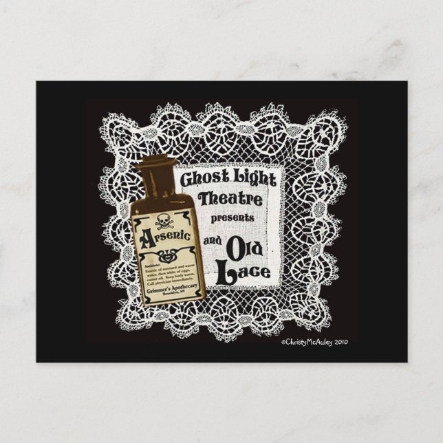 Arsenic and Old Lace  2010 Postcard (Front)