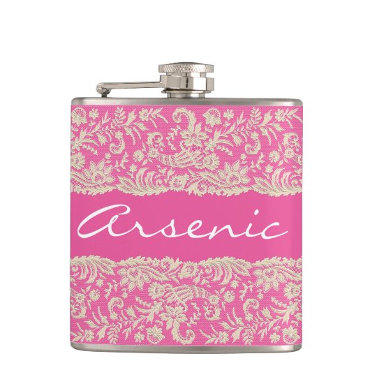 Arsenic and Old Lace Personalize Hip Flask