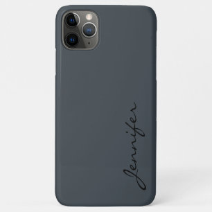 Arsenic colour background iPhone 11 pro max case