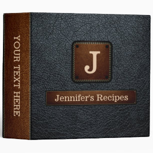 Arsenic Elegant Recipe Leather Look Binder