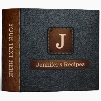 Arsenic Elegant Recipe Leather Look Binder