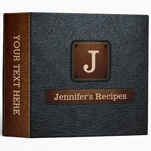 Arsenic Elegant Recipe Leather Look Binder (Front/Spine)