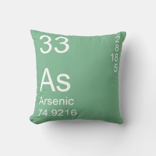 Arsenic Throw Pillow