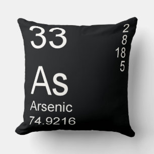 Arsenic Throw Pillow
