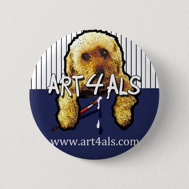 ART 4 ALS Pinstripe Button (Front)