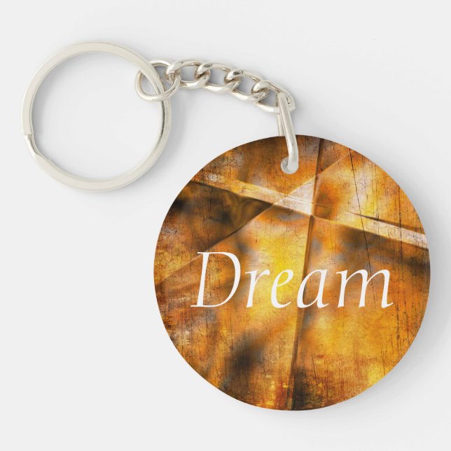 art abstract colourful background keychain (Front)