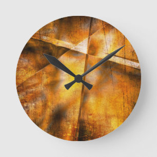 art abstract colourful background round clock