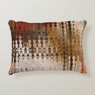 art abstract colourful geometric intersection back accent pillow