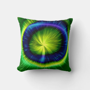 Art Abstract colourful spiral 8 Throw Pillow