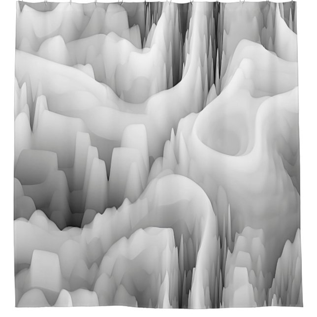 art abstract fractal wave blurred monochrome backg (Front)